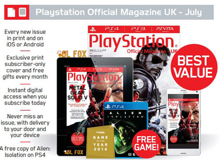 دانلود مجله Playstation Magazine UK-July 2015