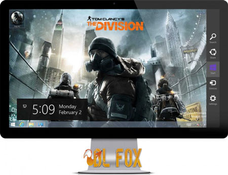 دانلود تم بازی Tom Clancys The Division برای ویندوز ۷ و ۸ و ۸٫۱