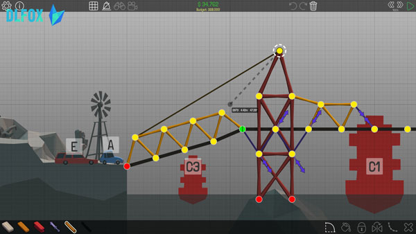 دانلود نسخه فشرده بازی Poly Bridge برای PC