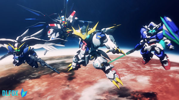 دانلود نسخه فشرده بازی SD GUNDAM G GENERATION CROSS RAYS برای PC