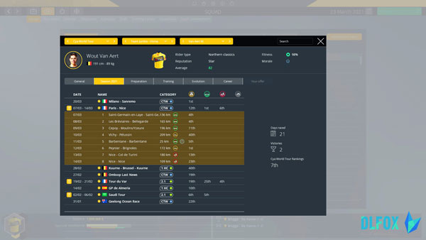 دانلود نسخه فشرده بازی PRO CYCLING MANAGER 2021 برای PC