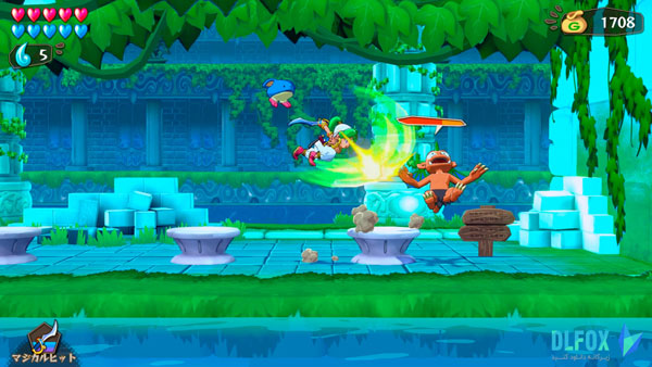 دانلود نسخه فشرده بازی WONDER BOY: ASHA IN MONSTER WORLD برای PC