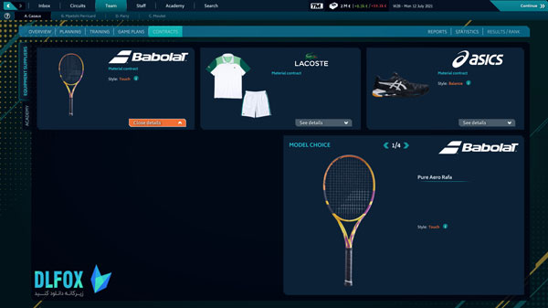 دانلود نسخه فشرده بازی TENNIS MANAGER 2021 برای PC