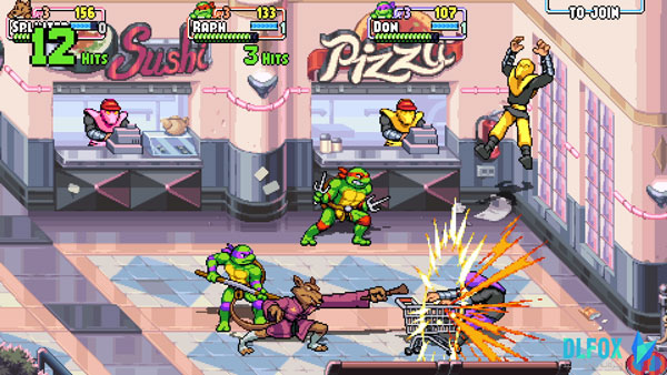 دانلود نسخه فشرده بازی TEENAGE MUTANT NINJA TURTLES: SHREDDERS REVENGE برای PC