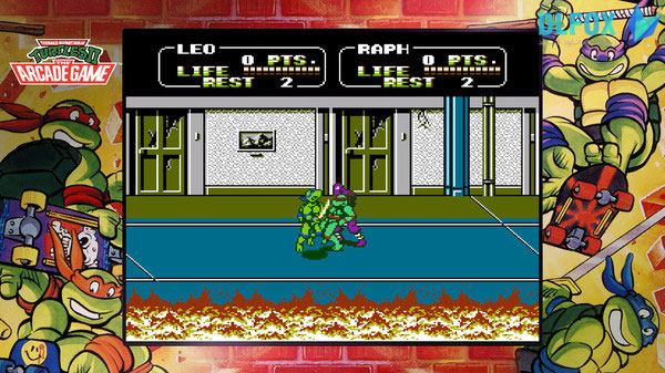 دانلود نسخه فشرده بازی TEENAGE MUTANT NINJA TURTLES: THE COWABUNGA COLLECTION برای PC