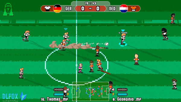 دانلود نسخه فشرده بازی Pixel Cup Soccer برای PC