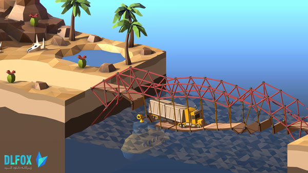 دانلود نسخه فشرده بازی Poly Bridge 2 برای PC