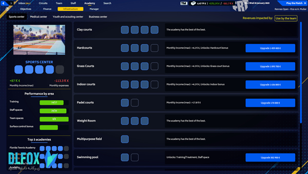 دانلود نسخه فشرده بازی Tennis Manager 2023 برای PC