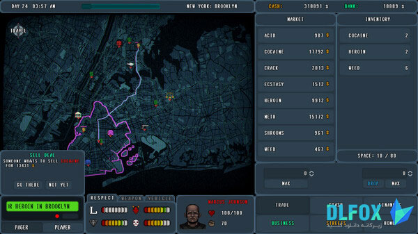 دانلود نسخه فشرده بازی PUSHER – Drug Tycoon برای PC