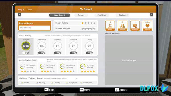 دانلود نسخه فشرده بازی Hotel: A Resort Simulator برای PC