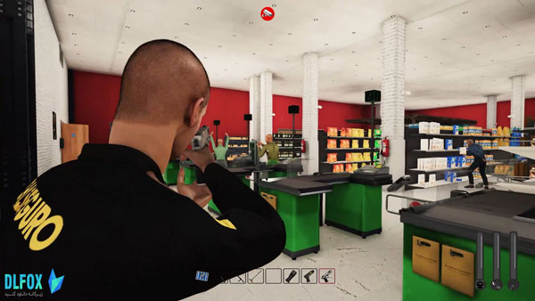 دانلود نسخه فشرده Supermarket Security Simulator برای PC