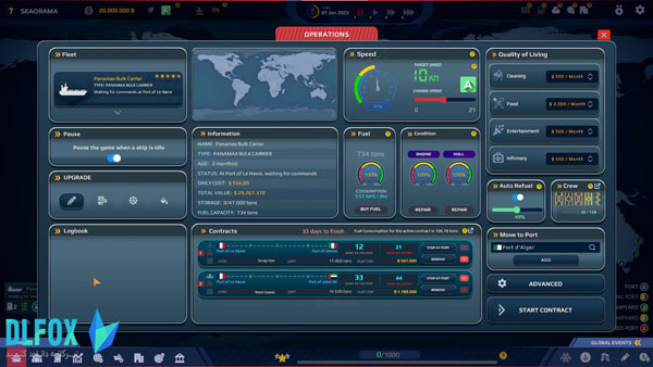 دانلود نسخه نهایی بازی SeaOrama: World of Shipping برای PC