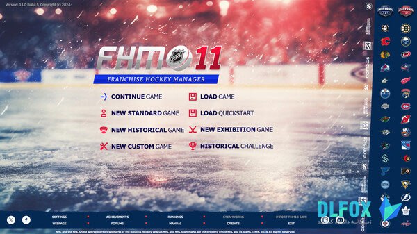 دانلود نسخه فشرده بازی Franchise Hockey Manager 11 برای PC