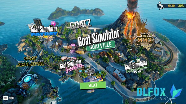 دانلود نسخه فشرده بازی Goat Simulator: Remastered برای PC