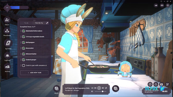 دانلود نسخه فشرده بازی Spirit City Lofi Sessions Cozy Kitchen برای PC