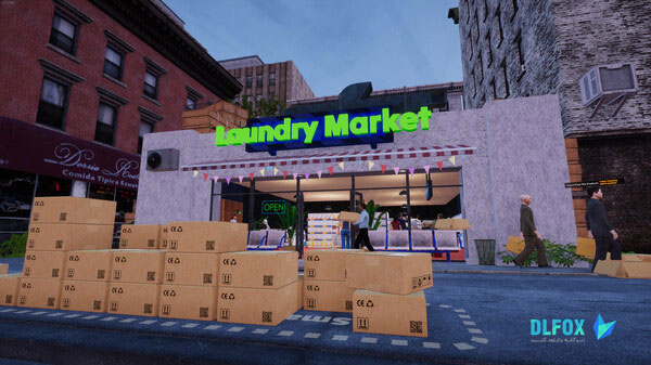 دانلود نسخه فشرده بازی Laundry And Supermarket Simulator برای PC