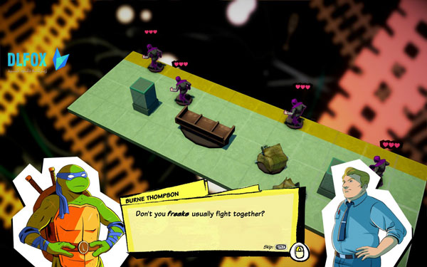 دانلود نسخه فشرده بازی Teenage Mutant Ninja Turtles: Tactical Takedown برای PC