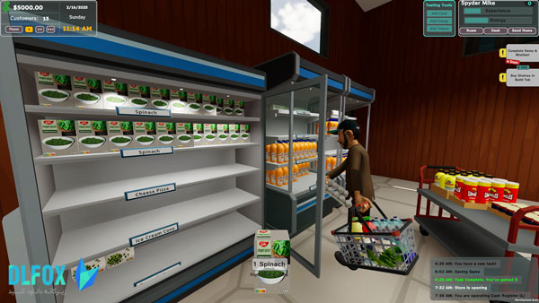 دانلود نسخه فشرده بازی Grocery Store Tycoon برای PC