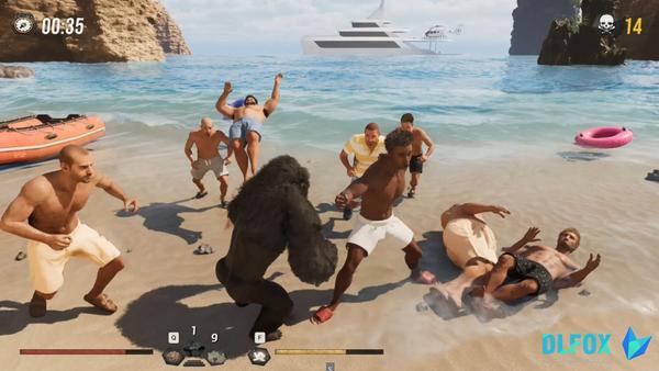 دانلود نسخه فشرده بازی Gorilla Vs 100 Men برای PC