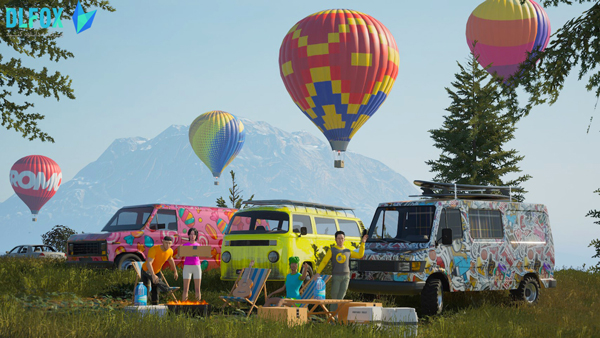 دانلود نسخه فشرده بازی Caravanners: Co-op Open World Camping برای PC