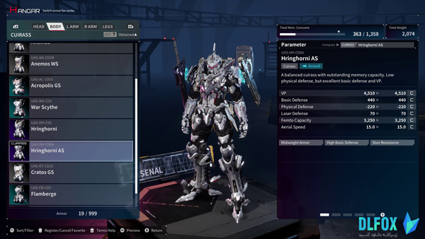 دانلود نسخه فشرده بازی Daemon X Machina: Titanic Scion برای PC