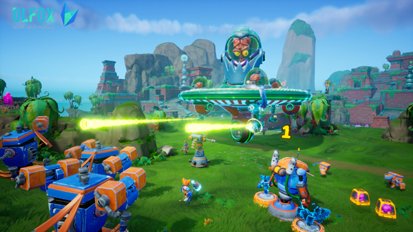 دانلود نسخه فشرده بازی Chip ‘n Clawz vs. The Brainioids برای PC