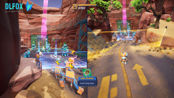 دانلود نسخه فشرده بازی Chip ‘n Clawz vs. The Brainioids برای PC