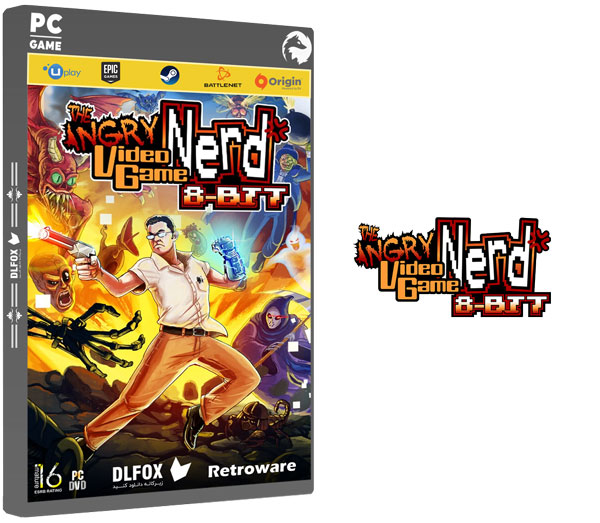 دانلود نسخه فشرده بازی Angry Video Game Nerd 8-bit برای PC