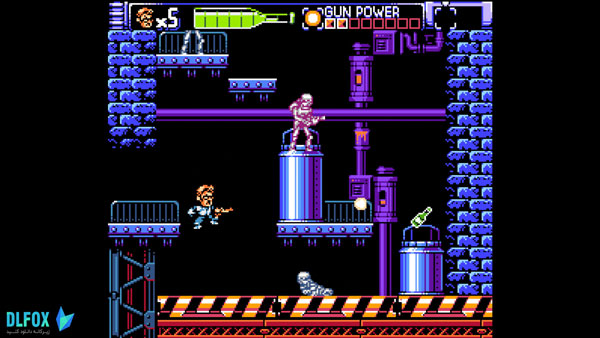 دانلود نسخه فشرده بازی Angry Video Game Nerd 8-bit برای PC