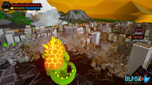 دانلود نسخه فشرده بازی Excidio The Kaiju Simulator برای PC