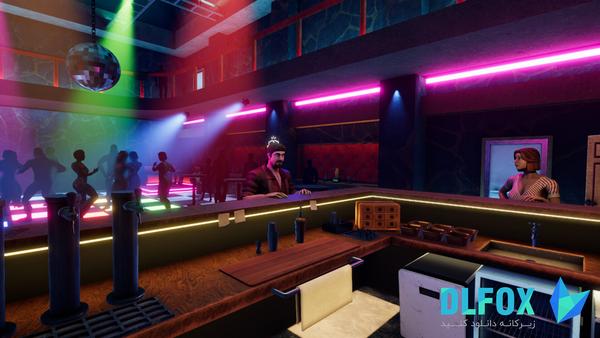 دانلود نسخه فشرده بازی under the disco lights 80’s bar simulator برای PC