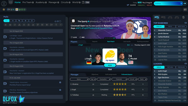 دانلود نسخه فشرده بازی Tennis Manager 26 برای PC